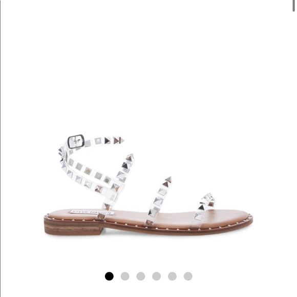Steve Madden Clear Strap Sandals - Picture 2 of 3